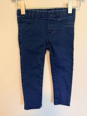 OshKosh B'gosh Navy Blue Girls' Pull-On Jeggings